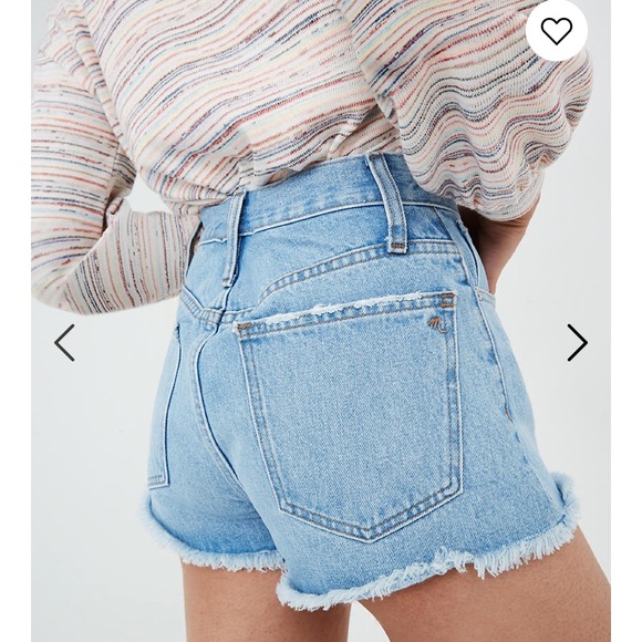 NWT Denim Shorts Dunwoody Wash Madewell AJ252 jean - Picture 4 of 5